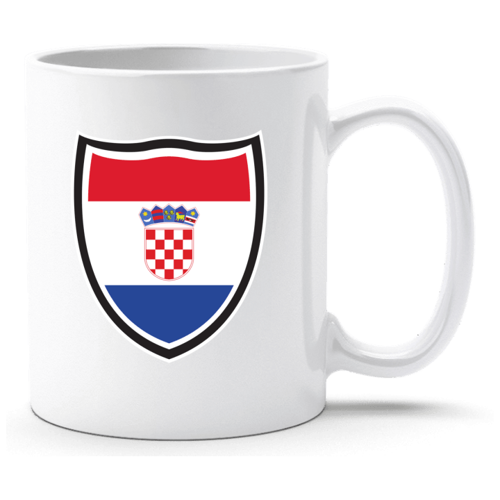 Croatia Shield Flag Taza contain pic