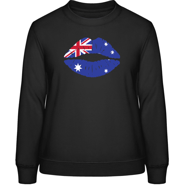 Australian Kiss Flag Felpa donna contain pic