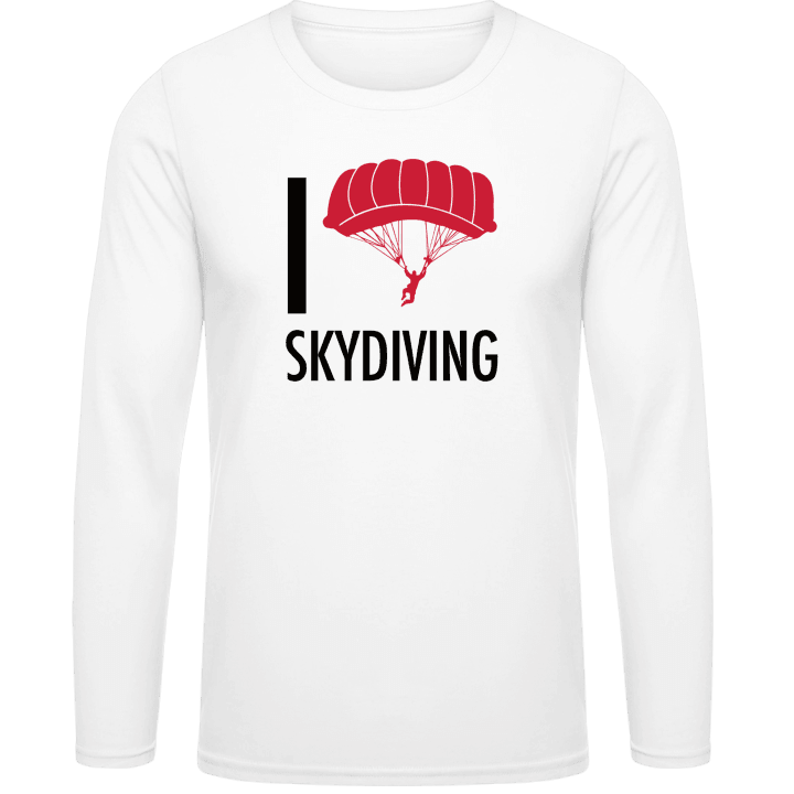 I Love Skydiving T-shirt à manches longues contain pic