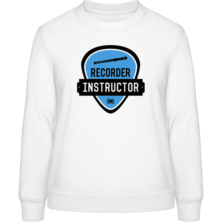 Recorder Instructor Sweatshirt för kvinnor contain pic