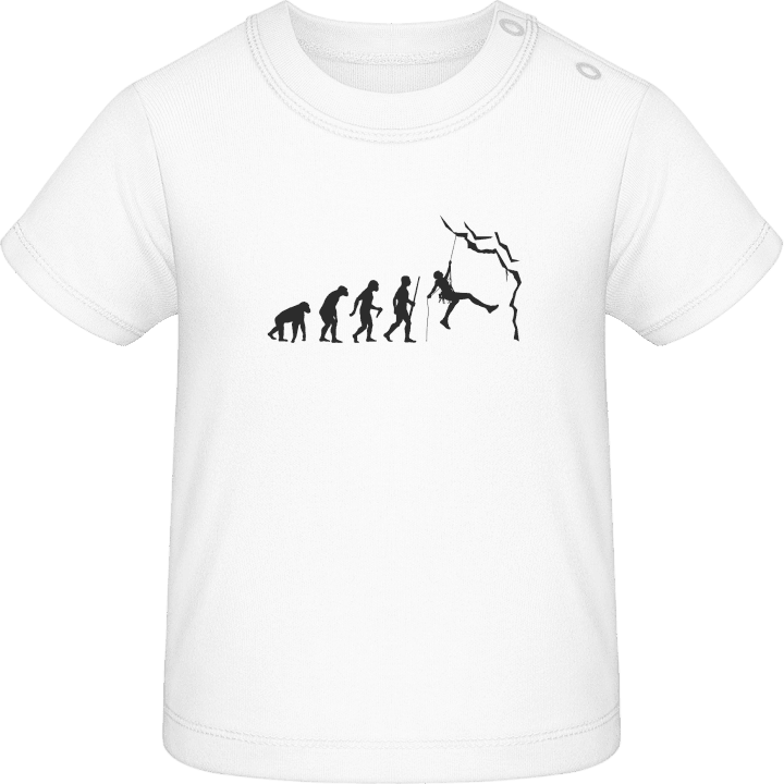 Climbing Evolution Baby T-skjorte contain pic