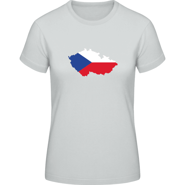 Czech Republic Map T-skjorte for kvinner contain pic