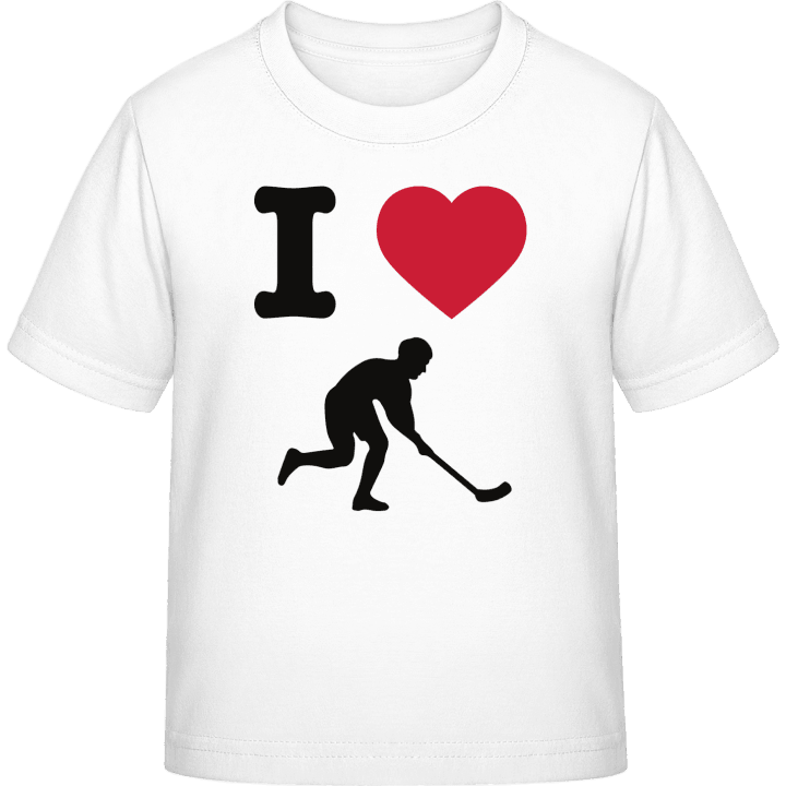I Love Hockey T-skjorte for barn contain pic