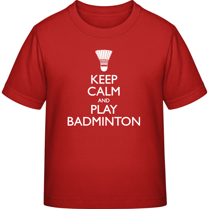 Play Badminton T-skjorte for barn contain pic