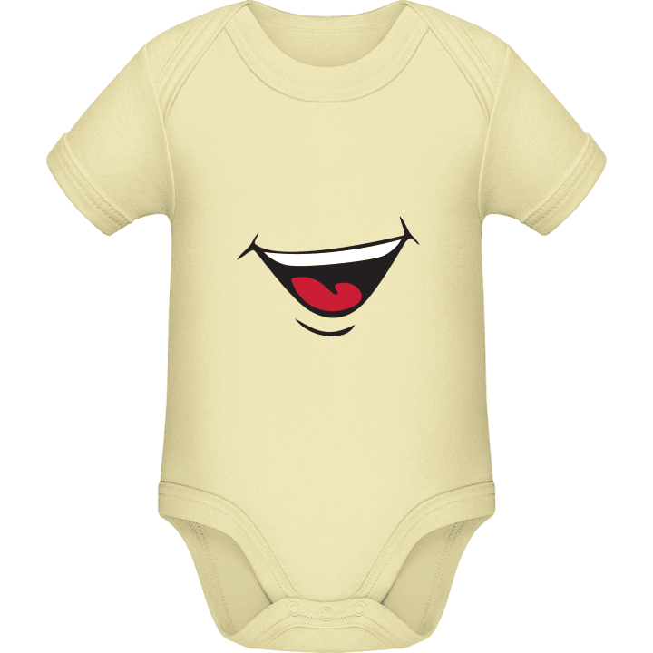 Smiley Mouth Baby Romper contain pic