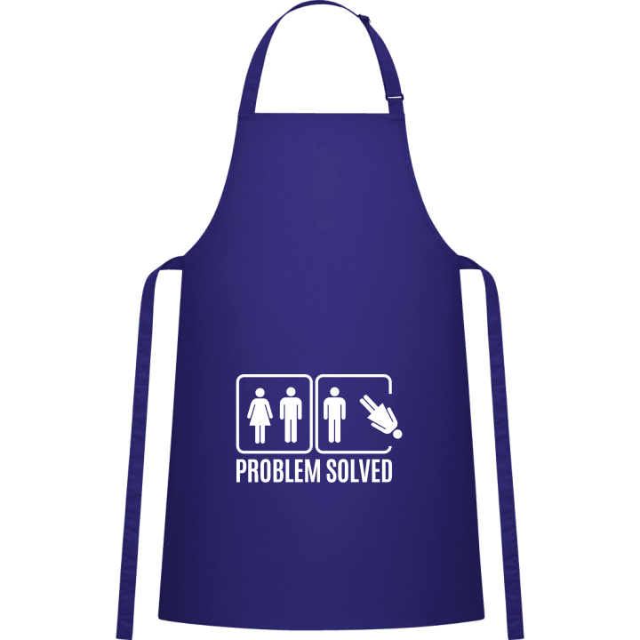 Wife Problem Solved Kitchen Apron contain pic