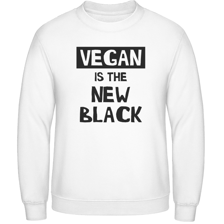 Vegan Is The New Black Sweatshirt contain pic
