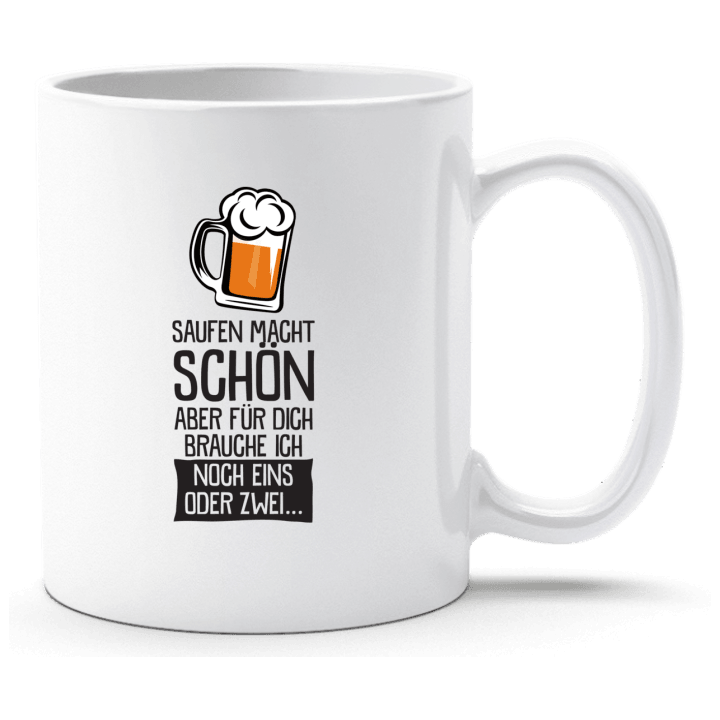 Saufen macht schön Tasse contain pic