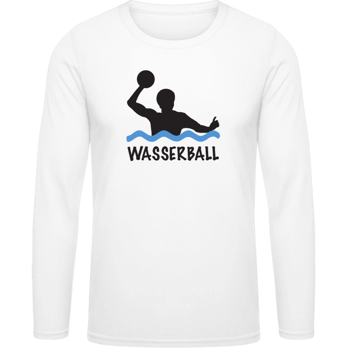 Wasserball Silhouette Camicia a maniche lunghe contain pic