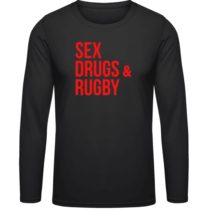 Sex Drugs Rugby Shirt met lange mouwen contain pic