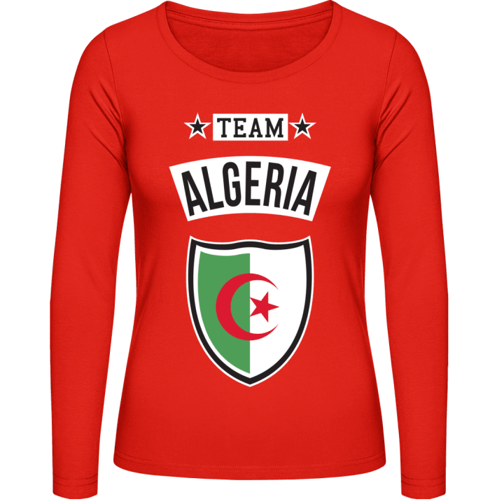 Team Algeria Kvinnor långärmad skjorta contain pic