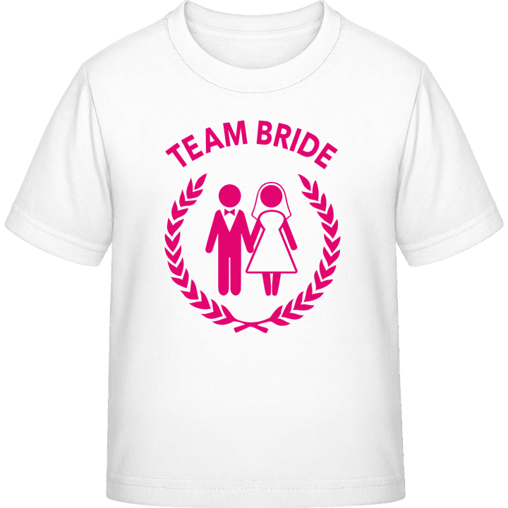 Team Bride Own Text T-skjorte for barn contain pic