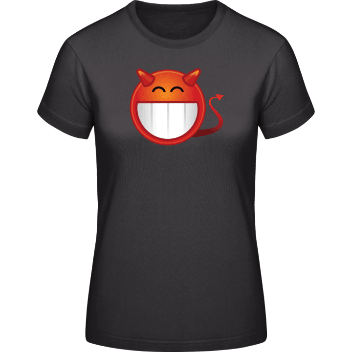 Devil Smiley T-shirt för kvinnor 0 image