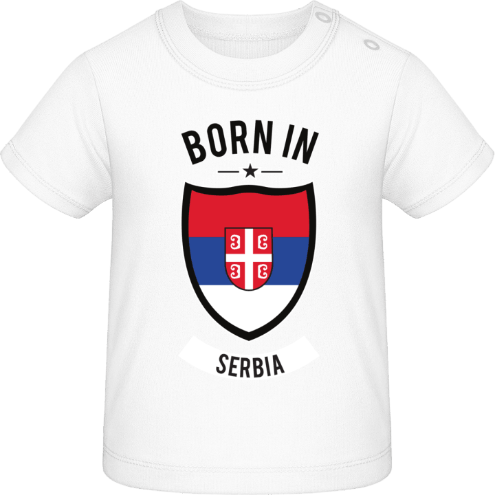 Born in Serbia T-shirt för bebisar 0 image