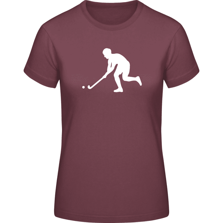 Field Hockey Player T-shirt för kvinnor contain pic