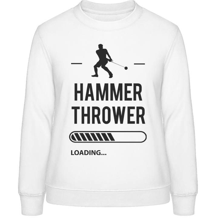 Hammer Thrower Loading Sweatshirt för kvinnor contain pic