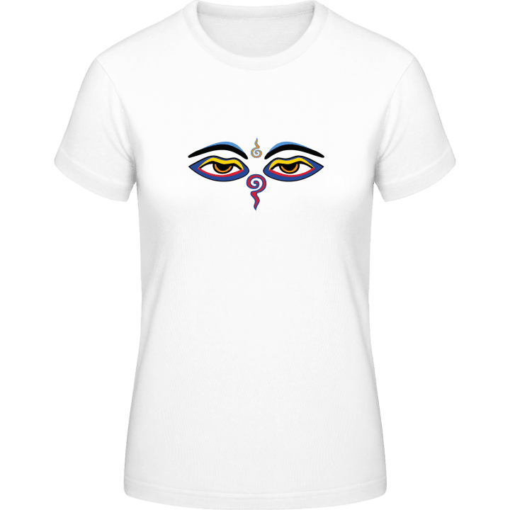 Eyes of Buddha Symbol T-skjorte for kvinner 0 image