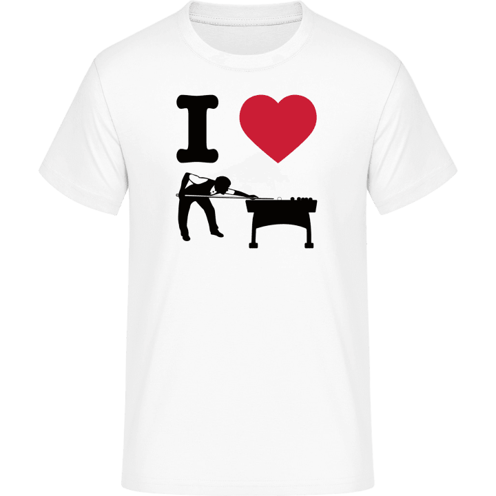 I Love Billiards T-Shirt 0 image