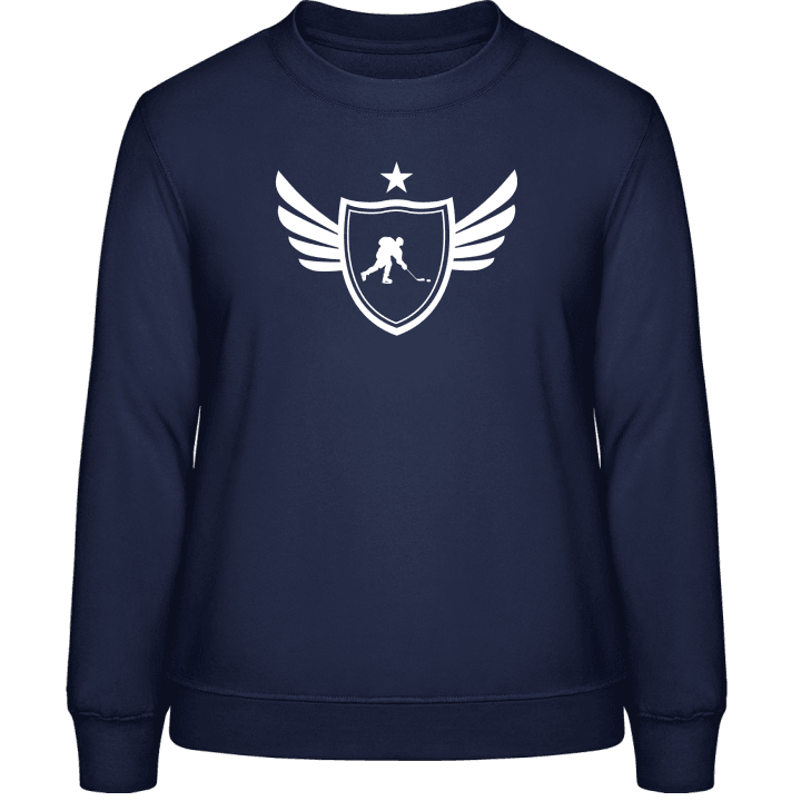 Ice Hockey Winged Sweat-shirt pour femme contain pic