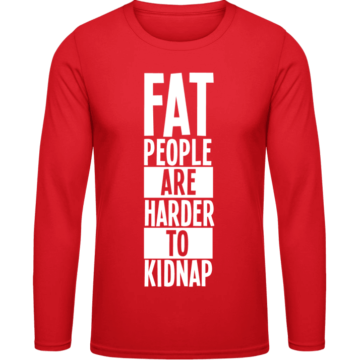 Fat People Shirt met lange mouwen contain pic