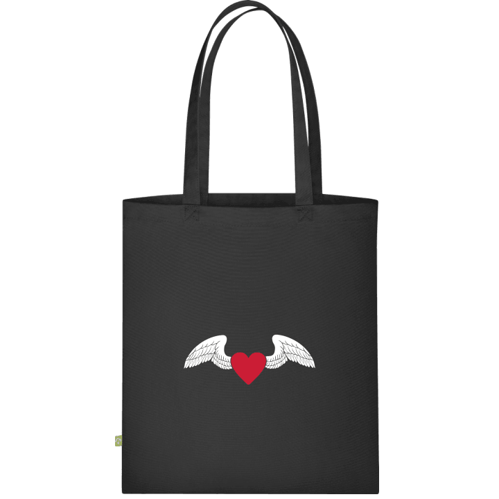 Heart With Wings Stofftasche contain pic