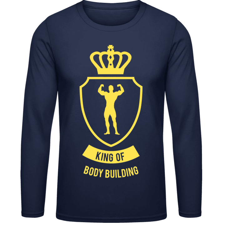 King of Body Building Langarmshirt contain pic