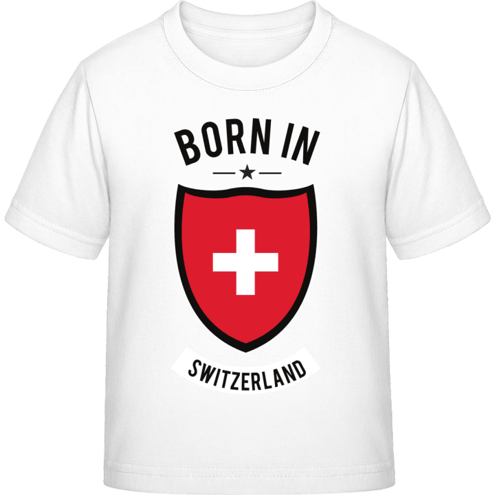 Born in Switzerland Kinder T-Shirt contain pic