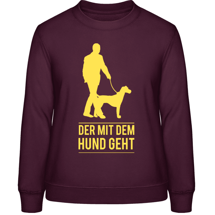 Der mit dem Hund geht Sweat-shirt pour femme 0 image