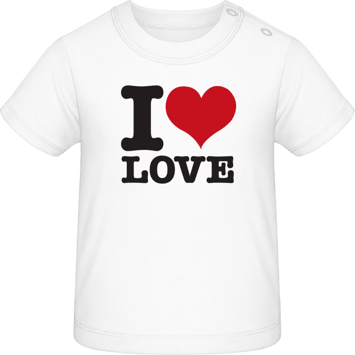 I Love Love T-shirt för bebisar 0 image