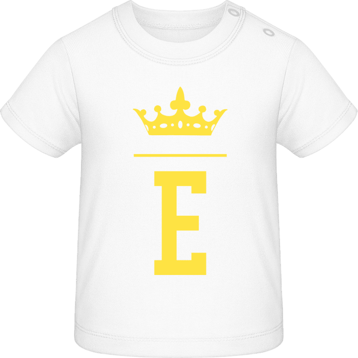 E Name Letter T-shirt för bebisar 0 image