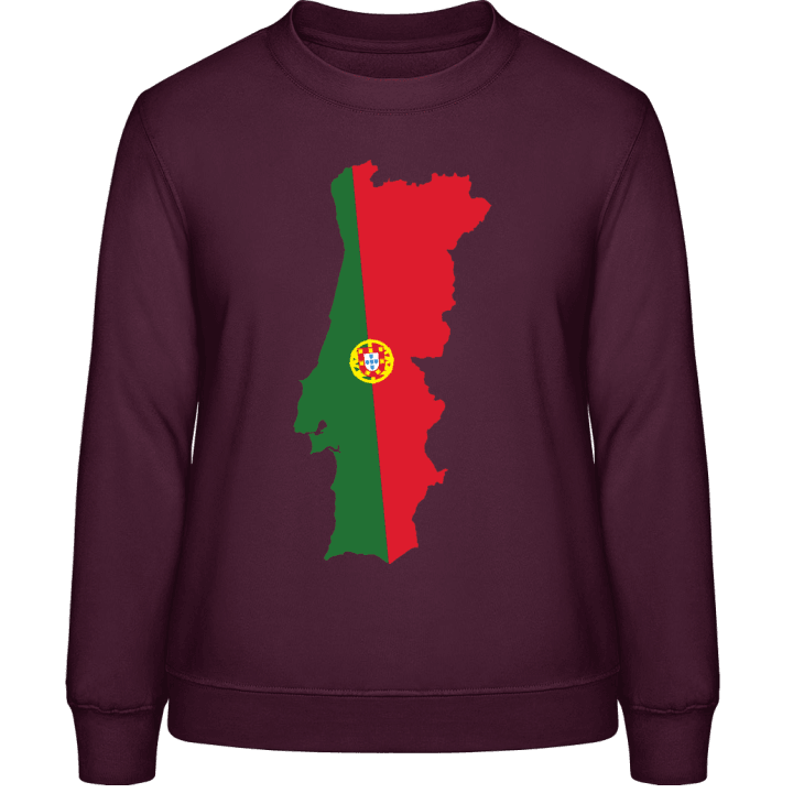 Portugal Map Sweatshirt för kvinnor contain pic