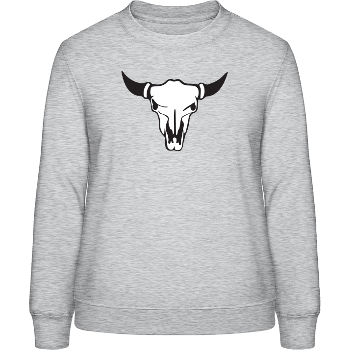 Cow Skull Sweatshirt för kvinnor 0 image