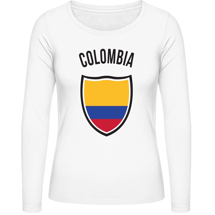 Colombia Shield Langermet skjorte for kvinner contain pic