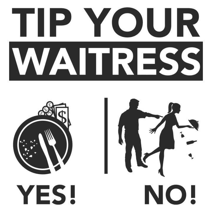 Tip Your Waitress Hættetrøje til kvinder 0 image