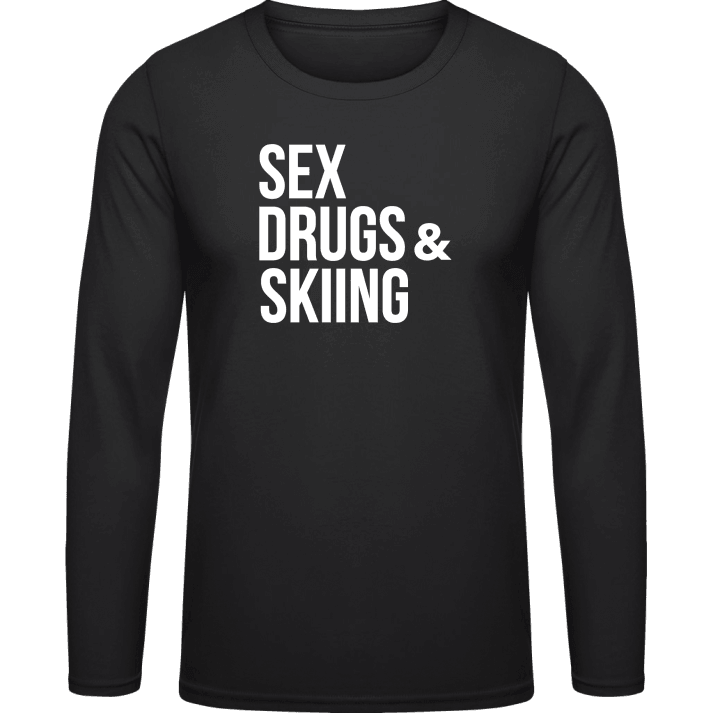Sex Drugs & Skiing Shirt met lange mouwen contain pic