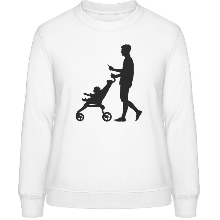 The Walking Dad Silhouette Women Sweatshirt 0 image