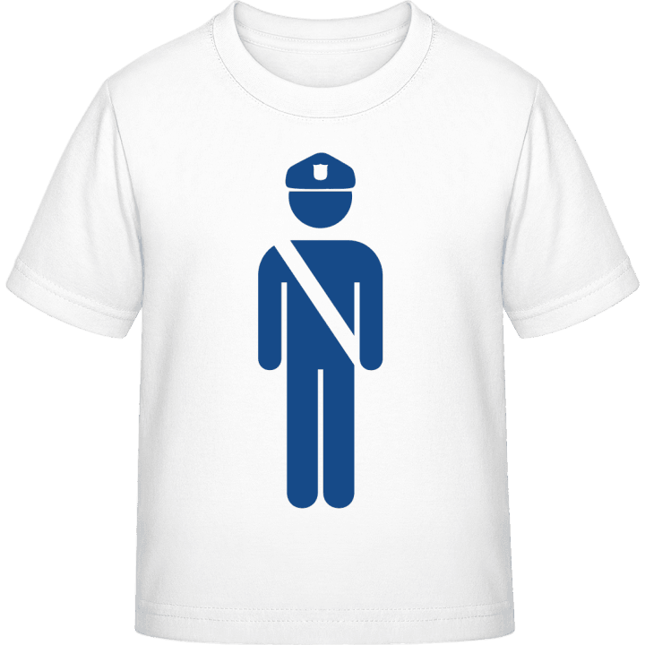Policeman Icon Kids T-shirt contain pic