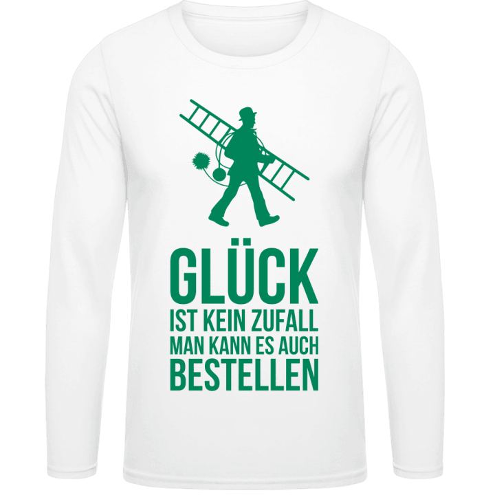 Glück ist kein Zufall Schornsteinfeger T-shirt à manches longues contain pic