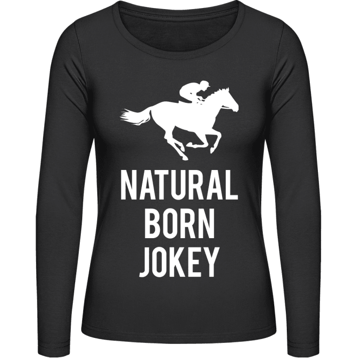 Natural Born Jokey Frauen Langarmshirt contain pic