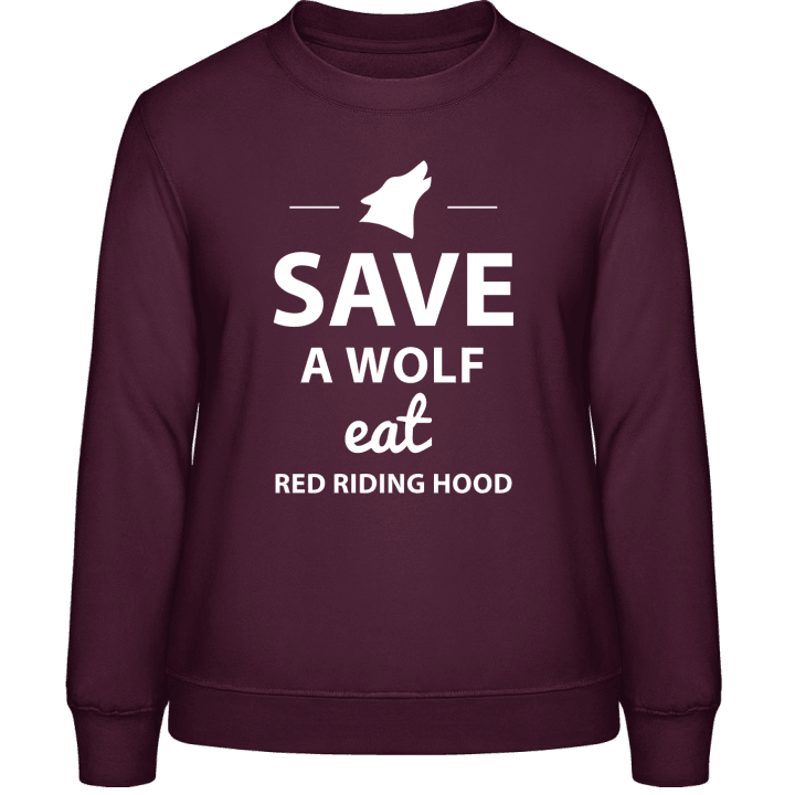 Save A Wolf Frauen Sweatshirt 0 image