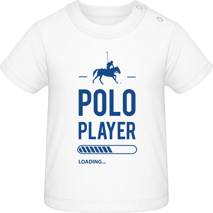 Polo Player Loading T-shirt för bebisar contain pic