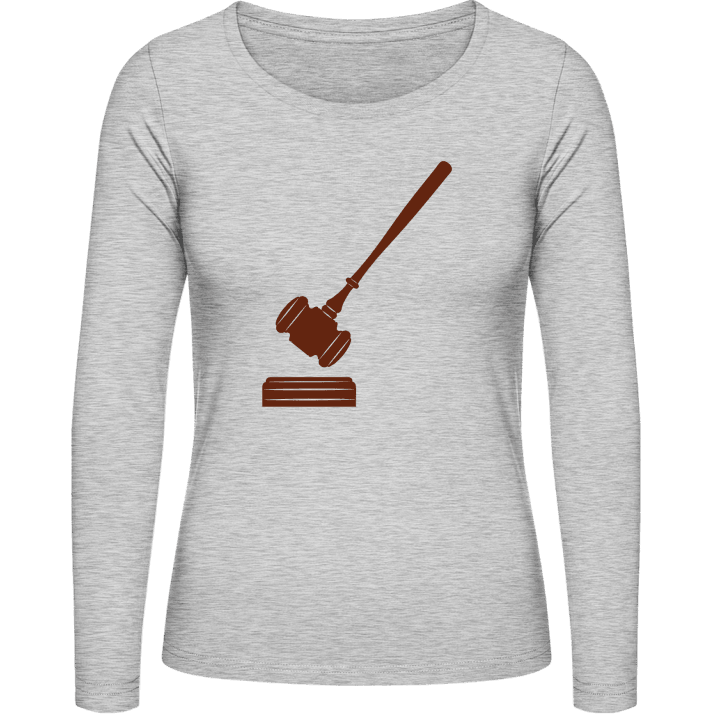Judge Hammer T-shirt à manches longues pour femmes contain pic