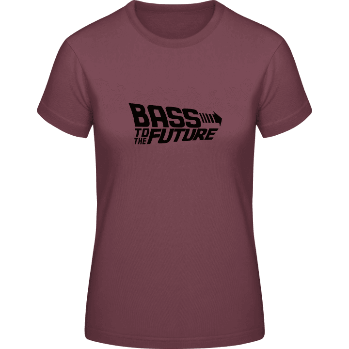 Bass To The Future Vrouwen T-shirt contain pic