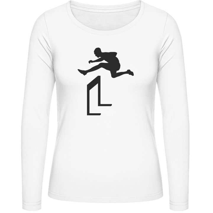 salto de vallas Camisa de manga larga para mujer contain pic