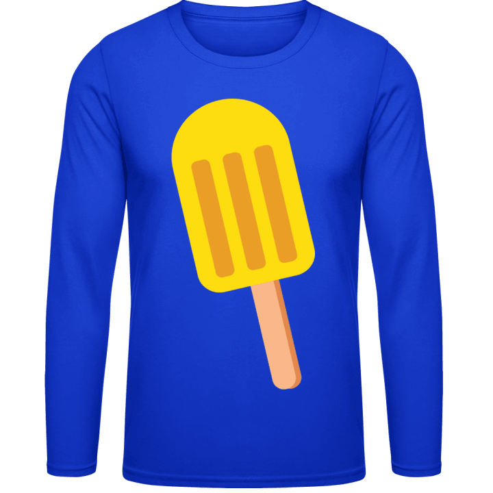 Yellow Ice cream T-shirt à manches longues contain pic
