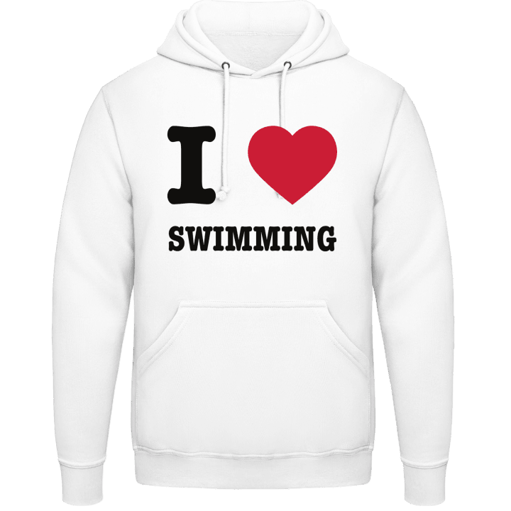 I Heart Swimming Hoodie contain pic