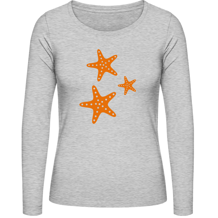 étoile de mer Illustration T-shirt à manches longues pour femmes 0 image