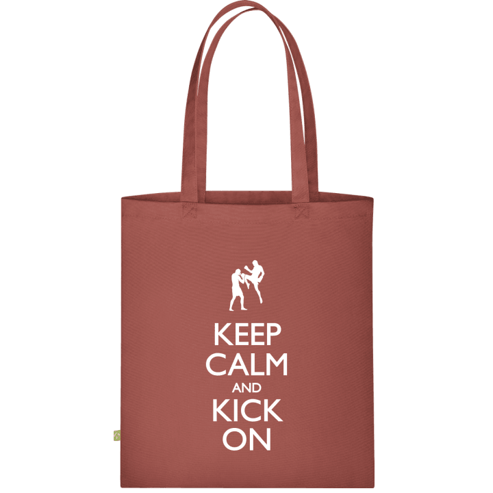 Keep Calm and Kick On Stofftasche contain pic