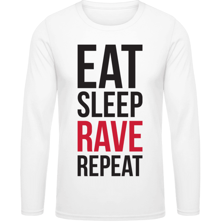 Eat Sleep Rave Repeat Långärmad skjorta contain pic