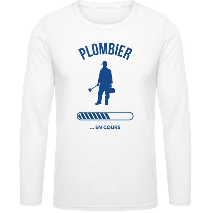 Plombier En Cours Long Sleeve Shirt contain pic